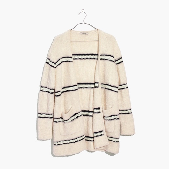 Madewell Sweaters - Madewell Bouclé Cardigan Sweater - Oversized Wool